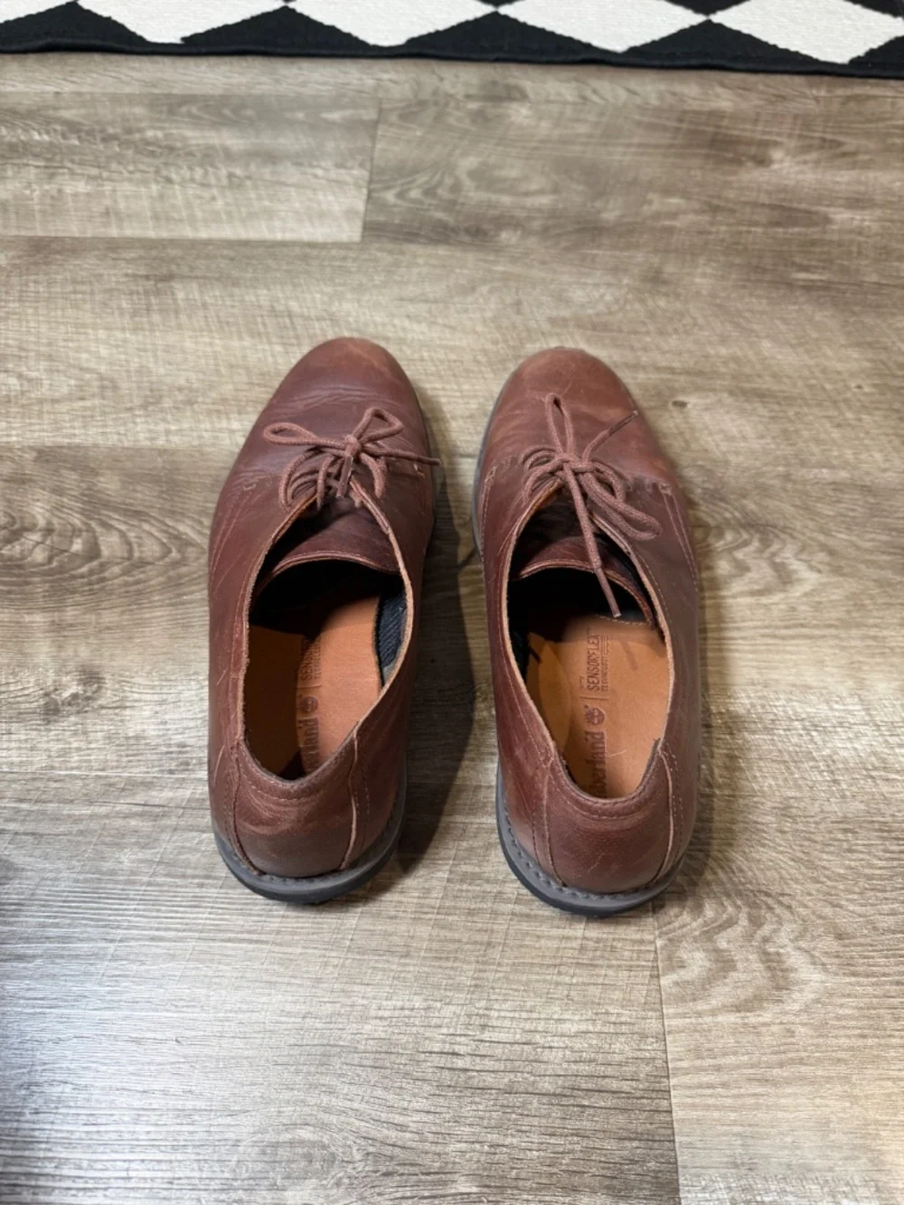 Timberland SensorFlex Brown leather lace up oxfords men’s size 8
